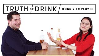 My Boss &amp; I Play Truth or Drink | Truth or Drink | Cut