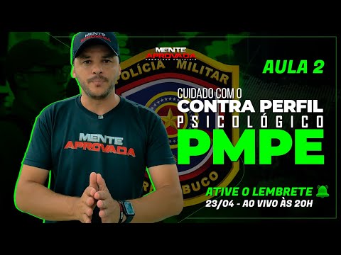 CUIDADO COM O CONTRA PERFIL PSICOLÓGICO DE SOLDADO PMPE