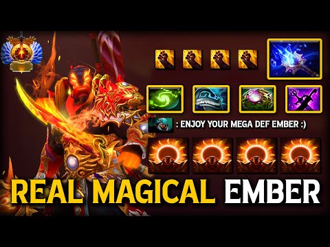 REAL MAGICAL BUILD MID Ember Spirit | OC + Refresher Orb | Unlimited Spam Fast Fire Remnant Speed