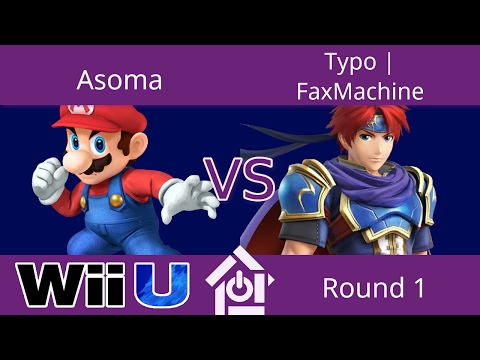 Ventura Smash 2/12/17 - Asoma (Mario) vs Typo | FaxMachine (Roy) - Smash 4 Round 1