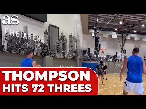 KLAY THOMPSON HITS 72 STRAIGHT THREES in UNREAL Shooting Display