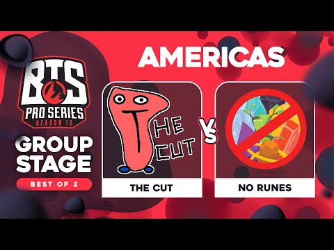 The Cut vs NoRunes Game 2 - BTS Pro Series 12 AM: Groups w/ rkryptic & ET
