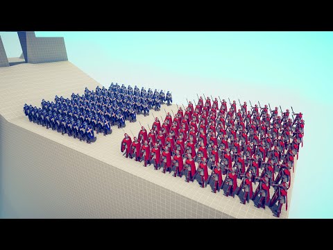 50x KNIGHTS vs 100x RANGED UNITS Part 2 | TABS - Totally Accurate Battle Simulator