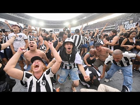 É TEMPO DE BOTAFOGO! Torcida EXPLODE na Argentina, em General e no Niltão no título da Libertadores!
