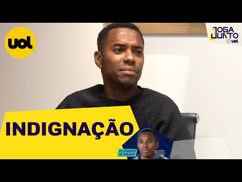 ‘TIVE DE PARAR EM VÁRIOS MOMENTOS PARA NÃO PENSAR PORQUE VIRAVA O ESTÔMAGO’; REPÓRTER SOBRE ROBINHO