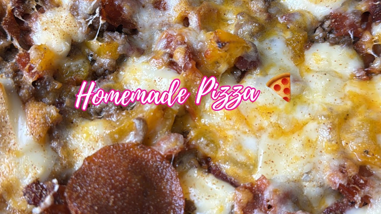 One make a homemade pizza with me #talessiakitchen #pizza #homemade