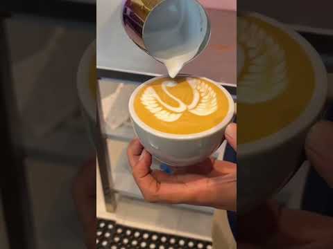 Simple Latte Art Phoenix #coffee #latteart