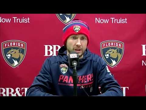 Sergei Bobrovsky Reacts to Panthers vs. Lightning Fights: "I Love It. That's The Game of Hockey"