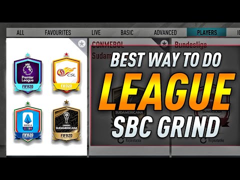 BEST WAY TO GRIND LEAGUE SBC PACKS For CHEAP!! (League SBC Method)