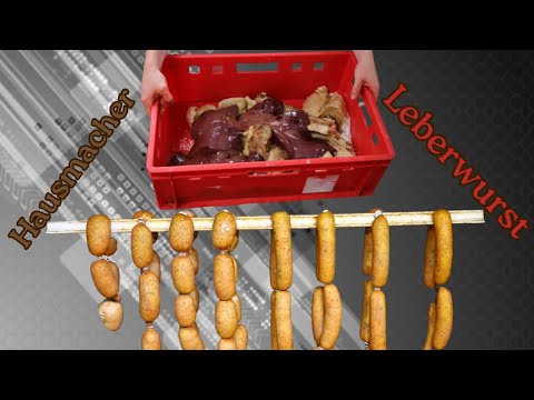 Hausmacher Leberwürstchen Handwerklich herstellen !!💪🏽