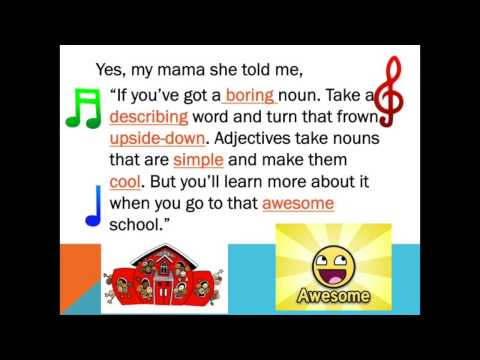 Adjective Song: All About That Adjective