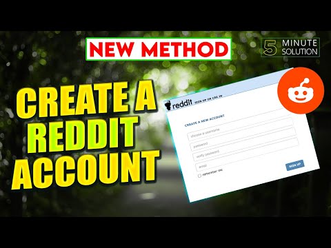 How to create a Reddit Account 2024