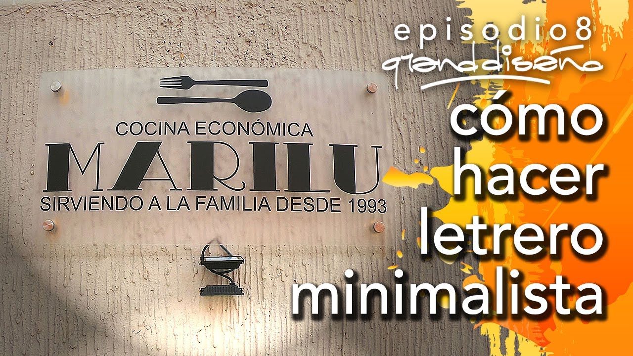 Cómo hacer un letrero o anuncio sencillo. corte láser y vinil
