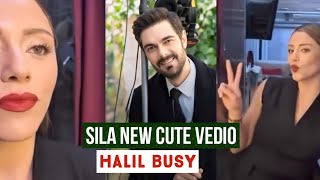 Sila Turkoglu New Cute Vedio !Halil Ibrahim Ceyhan Busy