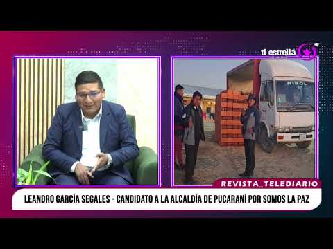 Leandro Garcia, candidato a la Alcaldía del municipio de Pucarani por Somos La Paz
