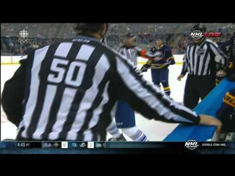 Steve Ott vs Carter Ashton fight Toronto Maple Leafs vs Buffalo Sabres 9/21/13 NHL Hockey