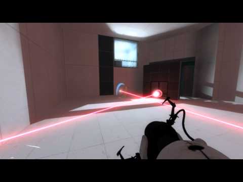 Portal 2 Amazing Test Pretty Laser Room