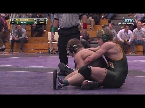 Big Ten Rewind: 2013 Midlands Championship - 165 LBs - Iowa's Nick Moore vs. ND State's Steven Monk