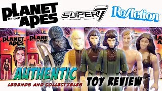 Planet of the Apes Super 7 ReAction action figures toy review