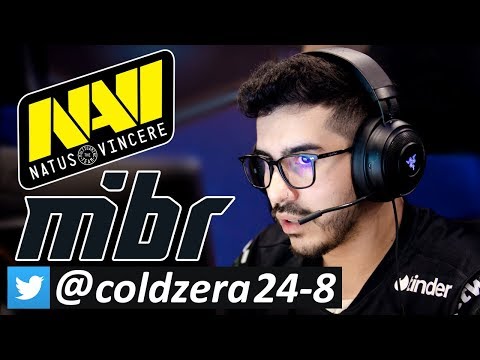 🇧🇷 coldzera 24-8 / MIBR vs NAVI - Mirage / BLAST Pro Series Lisbon 2018 - Groups