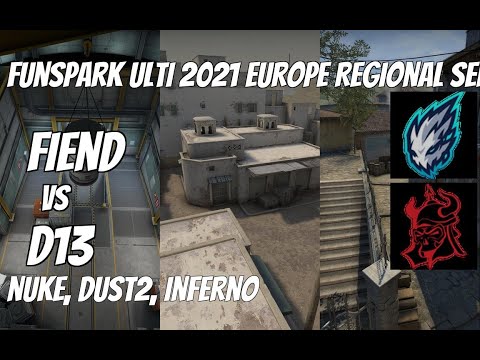 Fiend vs D13 Highlights / quarter-final at Funspark ULTI 2021 Europe Regional Series 4 Closed Qualif