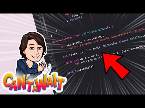 Making a network call using async/await 🔥 thumbnail