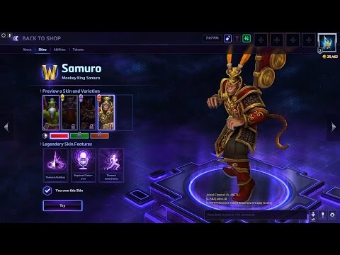 Monkey King Samuro - Heroes of the Storm gameplay