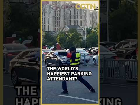 Parking attendant goes viral for turning traffic control into a street dance show