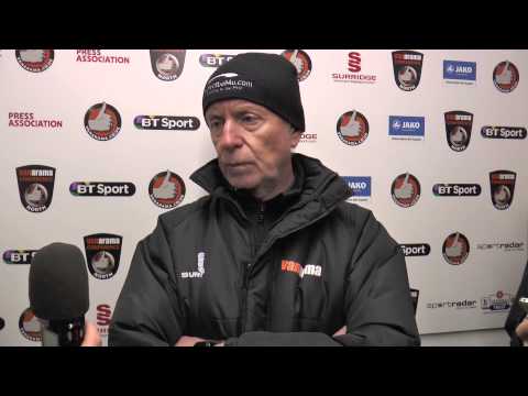 Alan Lord Post-Match Interview - Wrexham FC - 10.01.15