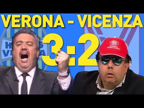 Verona - Vicenza 3:2 - Derby 2017 - Gol e Commenti - Telenuovo Verona @gianlucavighini - TVA Vicenza