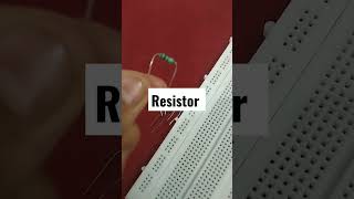 simple circuit with breadboard battery three led and resistor. part-1. #robotics @rbsshorts2535