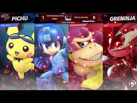 Blacktwins & Riddles vs. Brandon & Jw - Press Less 2019 SSBU Doubles Losers Finals