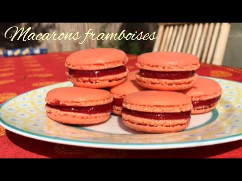 Recette de macarons à la framboise !