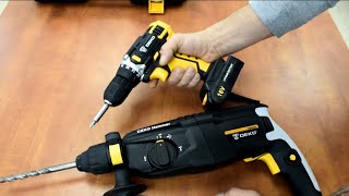 מקדחה ומברגה בזול | סט כלי עבודה לכל בית | סקירה מליאה