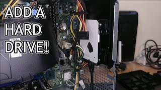 Dell 3880: Adding a Hard Drive Start-to-Finish