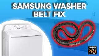Test and Replace a Samsung Top Load Washer Belt