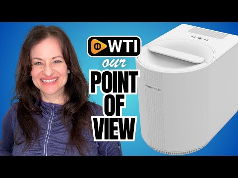 Eco 3 - Compact Home Food Processor and Recycler - Kitchen Countertop Compost Alternative - Electric Food Waste Disposer - Odorless Food Waste Bin - 3.5L Bucket Capacity (White) - WTI product video review