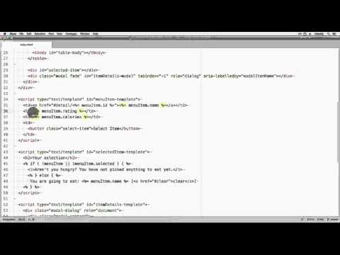 Underscore Templates