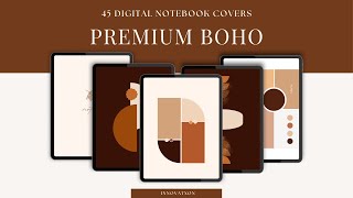 Bohemian Planner Covers 🥹 For Digital Boho Planners & Boho Journals