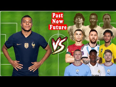 Kylian Mbappe VS Messi Maradona Ronaldo Pele Neymar Haaland Vinicius Benzema