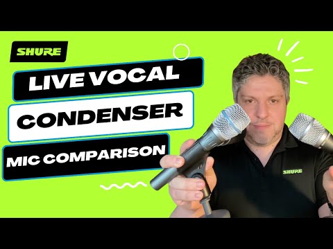 Live Vocal Condenser Mic Comparison | Shure
