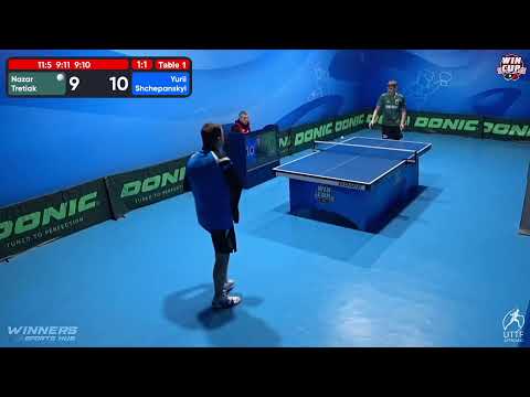 16:00 Nazar Tretiak 1-3 Yurii Shchepanskyi West 3 WIN CUP 14.12.2022 | TABLE TENNIS WINCUP