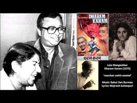 Lata Mangeshkar - Dharam Karam (1975) - 'naachan nahin awatai'
