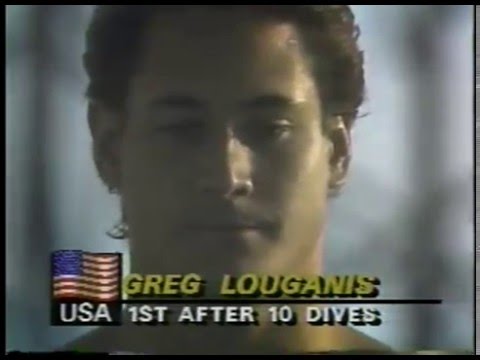 Olympics - 1984 Los Angeles - Diving - Mens Springboard - Final Dive   imasportsphile