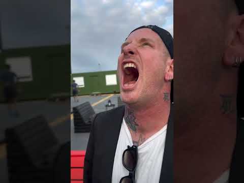 Corey taylor warm ups #slipknot #metal #shorts