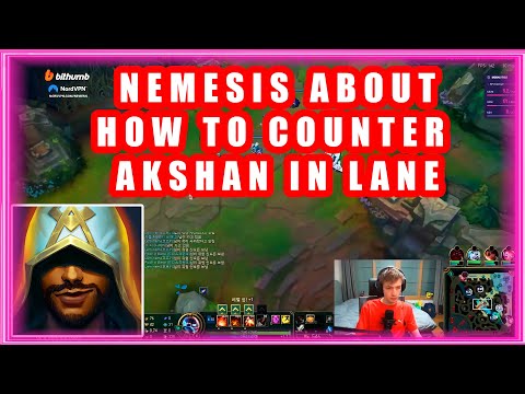Nemesis Talks How To Counter Akshan in Lane 🤔
