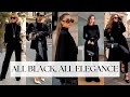 7 All Black Looks Every Sophisticated Woman Over 60 Should Try For Timeless Elegance