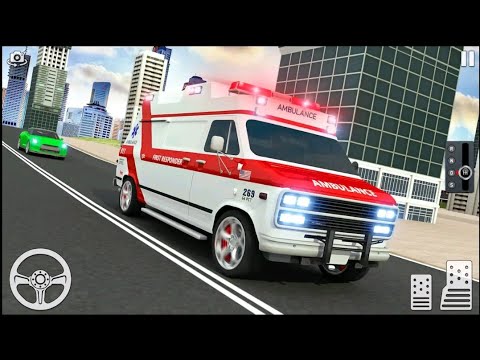 American Ambulance Simulator Gameplay : Ambulance Rescue Simulator Gameplay - Ambulance Driving