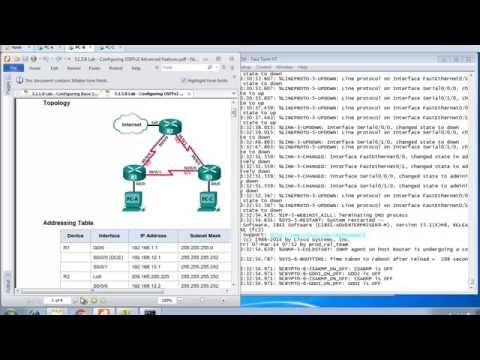 Lab 5.1.5.8 - Configuring OSFPv2 Advanced Features - Demonstration CCNA 3 Chapter 5