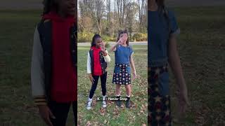 Learn how to spell &quot;KIDZ BOP Never Stop&quot; using American Sign Language (ASL) with Savvy + Gia! 🤟